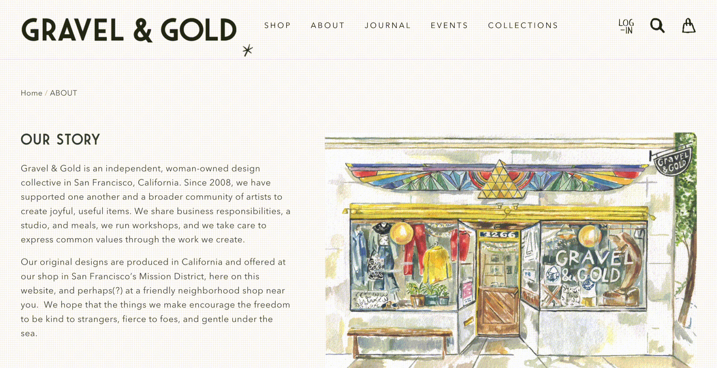 GRAVEL & GOLD SAN FRANCISCO FASHION DESIGNERS WOMEN-OWNED