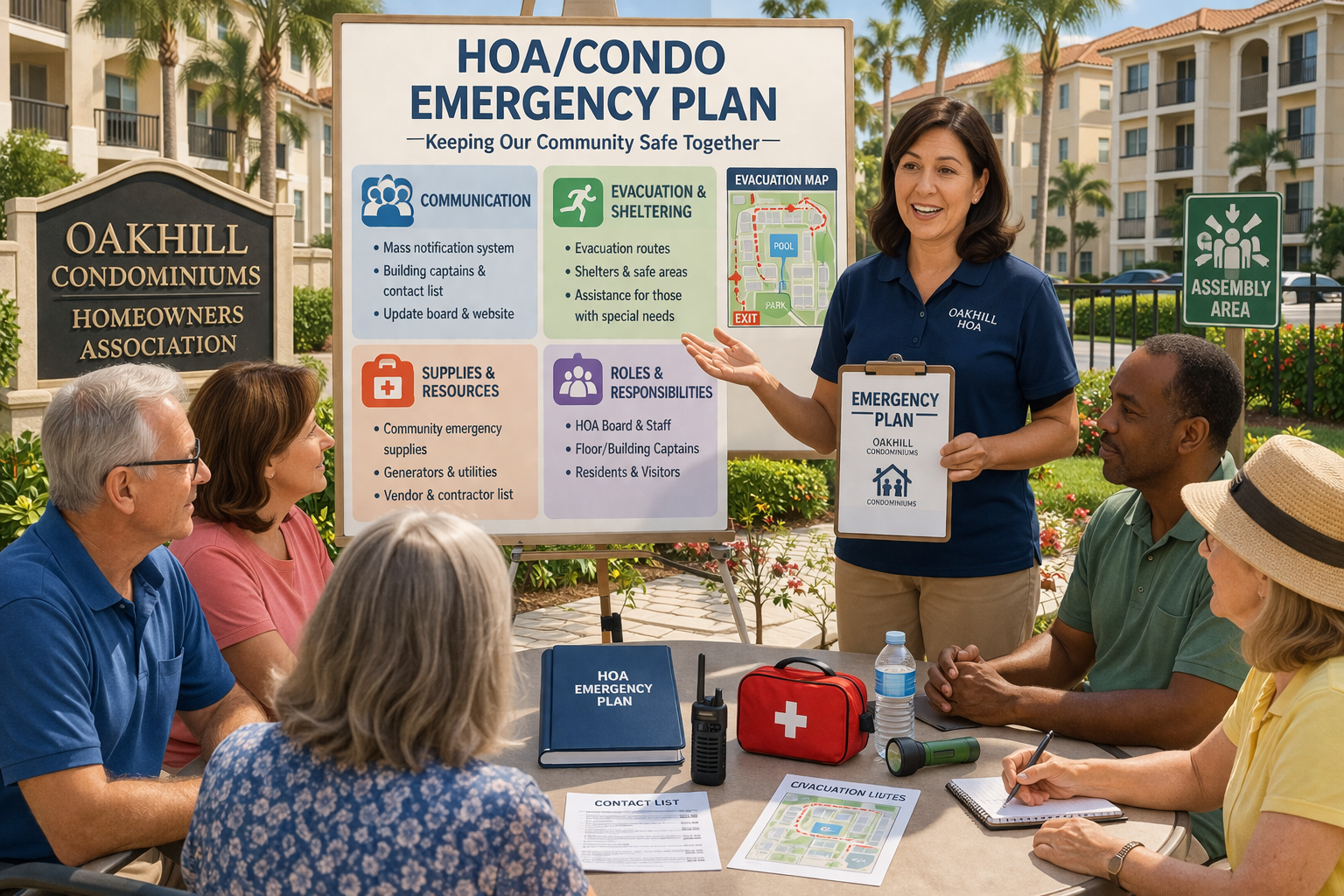 HOA & Condominium Emergency Preparedness Plan — Florida F.S. 720 & 718 Compliant
