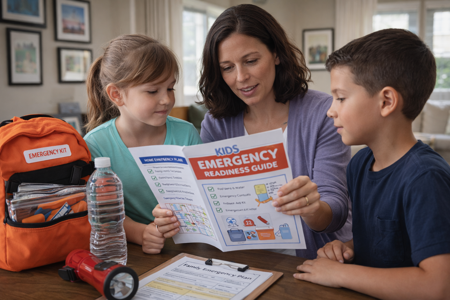 Kids' Emergency Readiness Guide — For Parents and Children Together