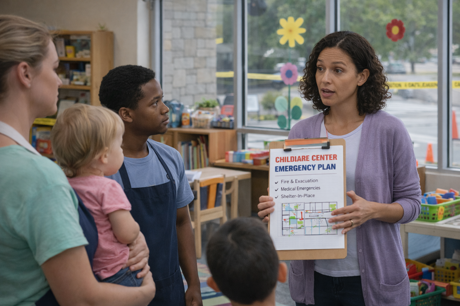 Childcare Center Emergency Operations Plan — Florida DCF Chapter 65C-22 Compliant