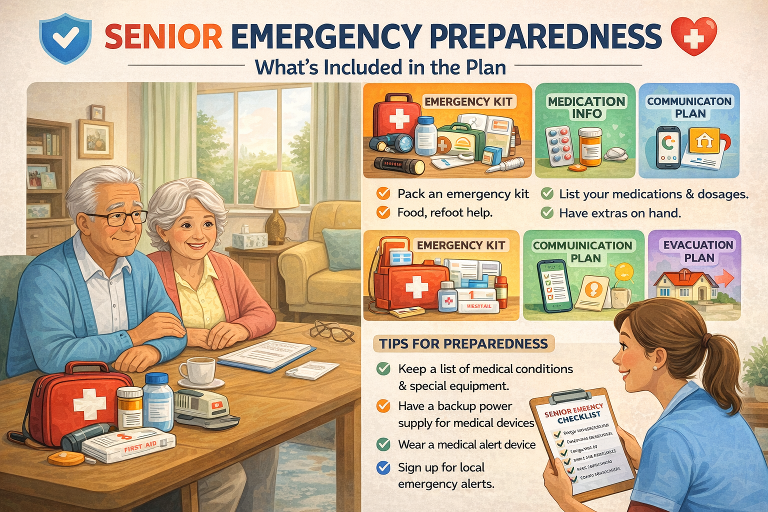 Senior & Elderly Emergency Preparedness Plan
