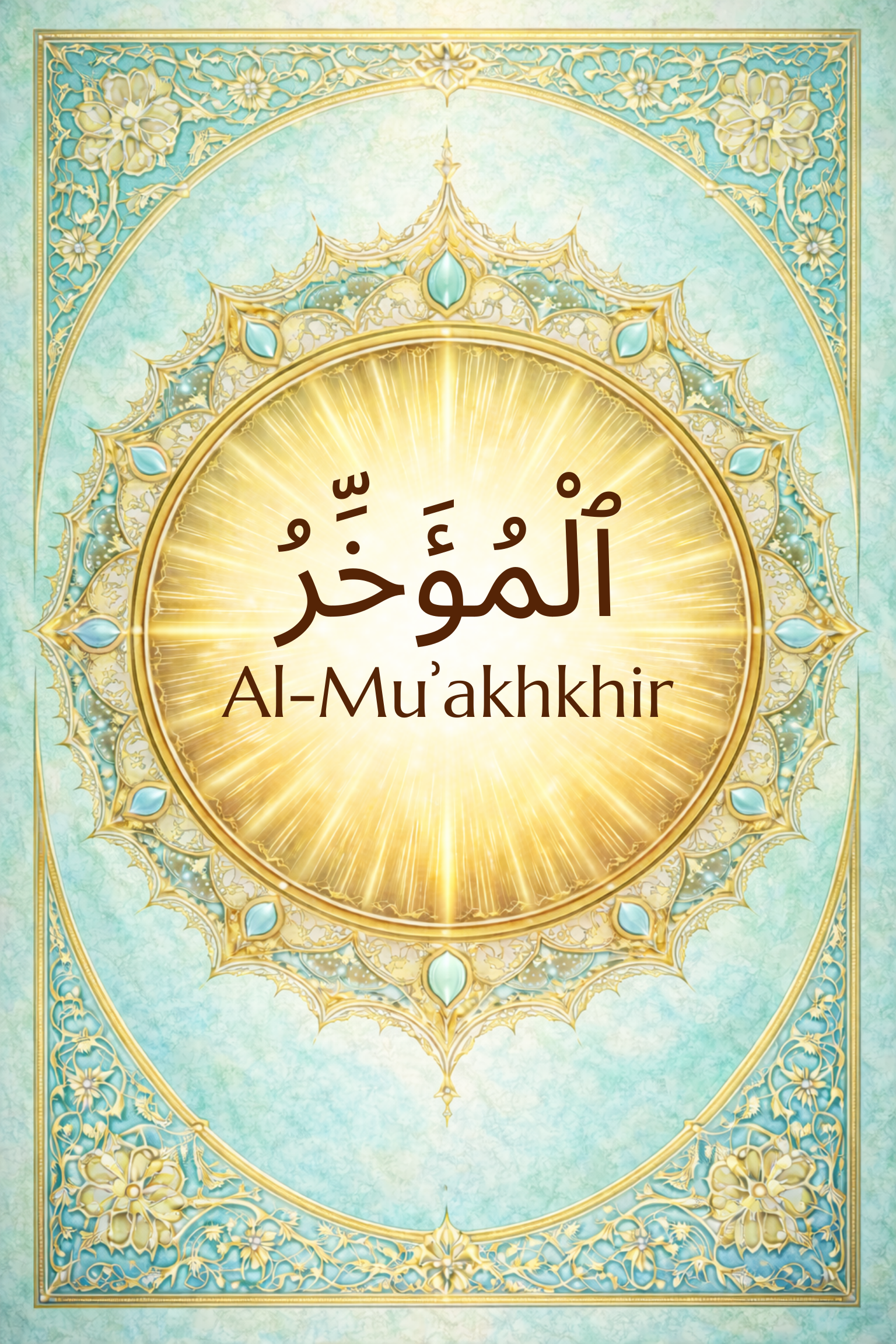 Al-Muʾakhkhir: The Delayer, The Postponer