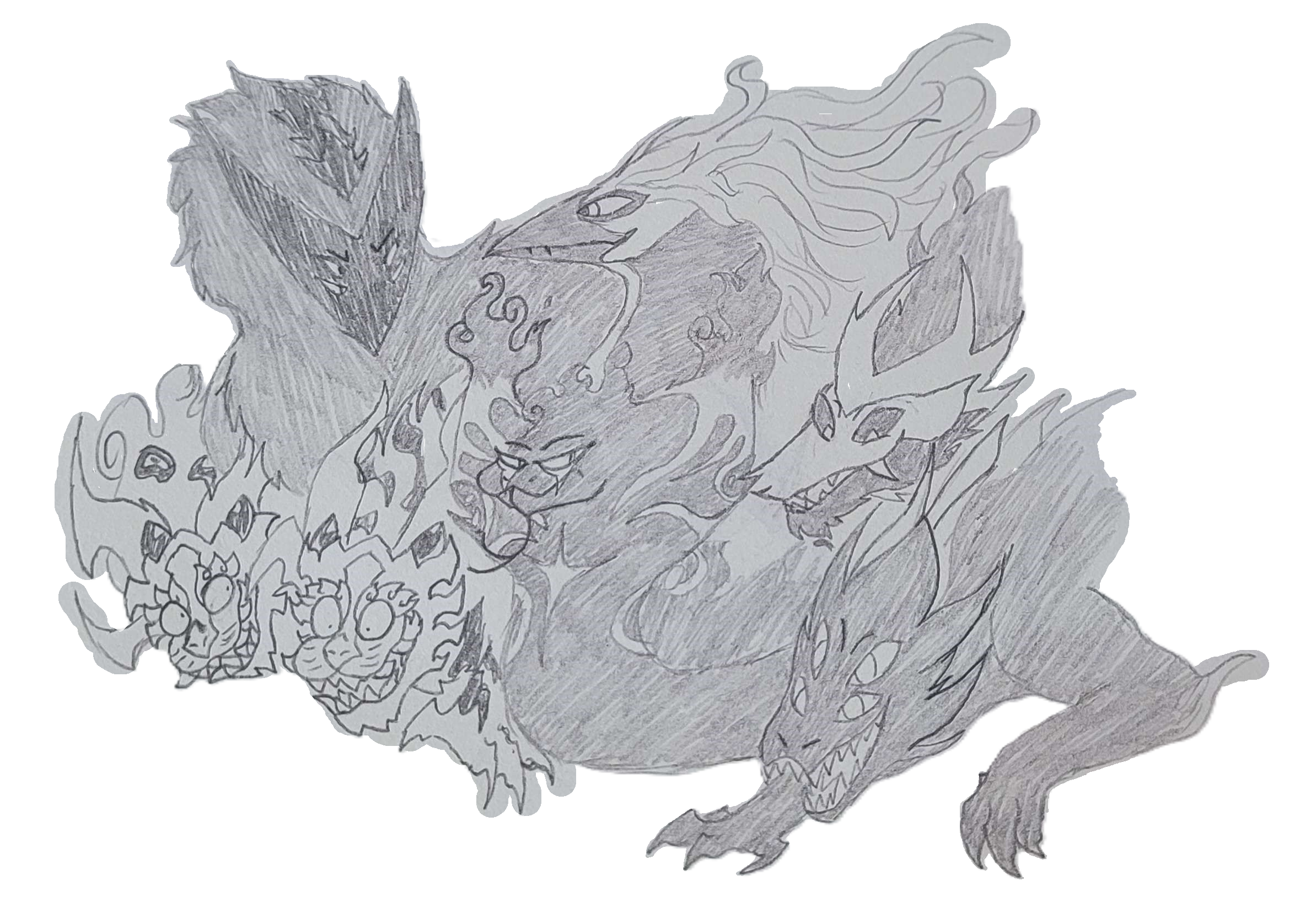 "God-Killers" - A doodle featuring characters known as the "God-Killers".