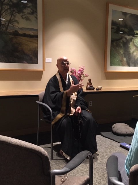 Genjo speaking at Whitman College 2021