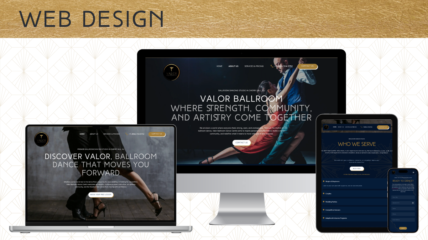 Valor Ballroom Dance Centre - web design.png