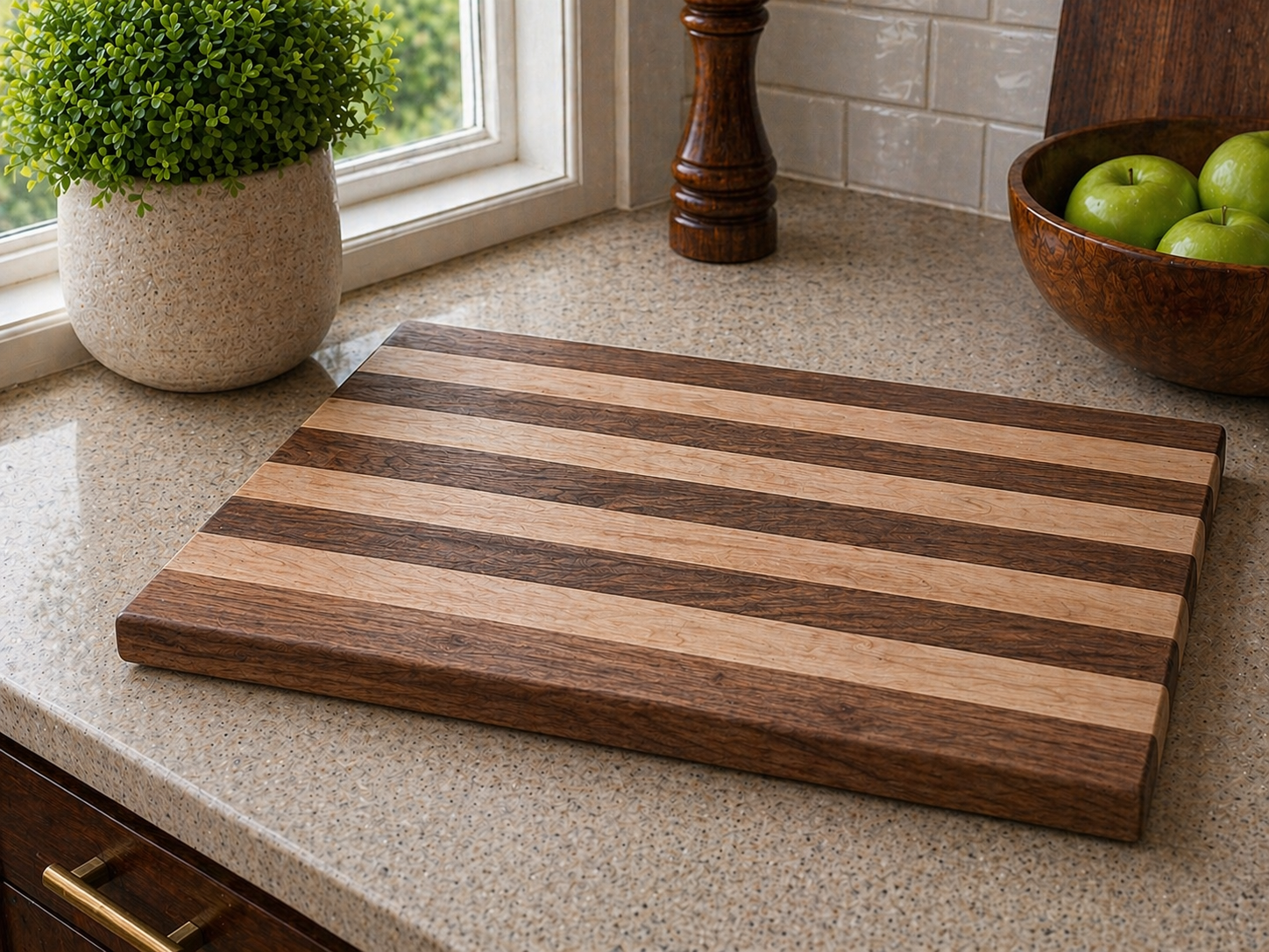 Striped Cutting Board (Medium)
