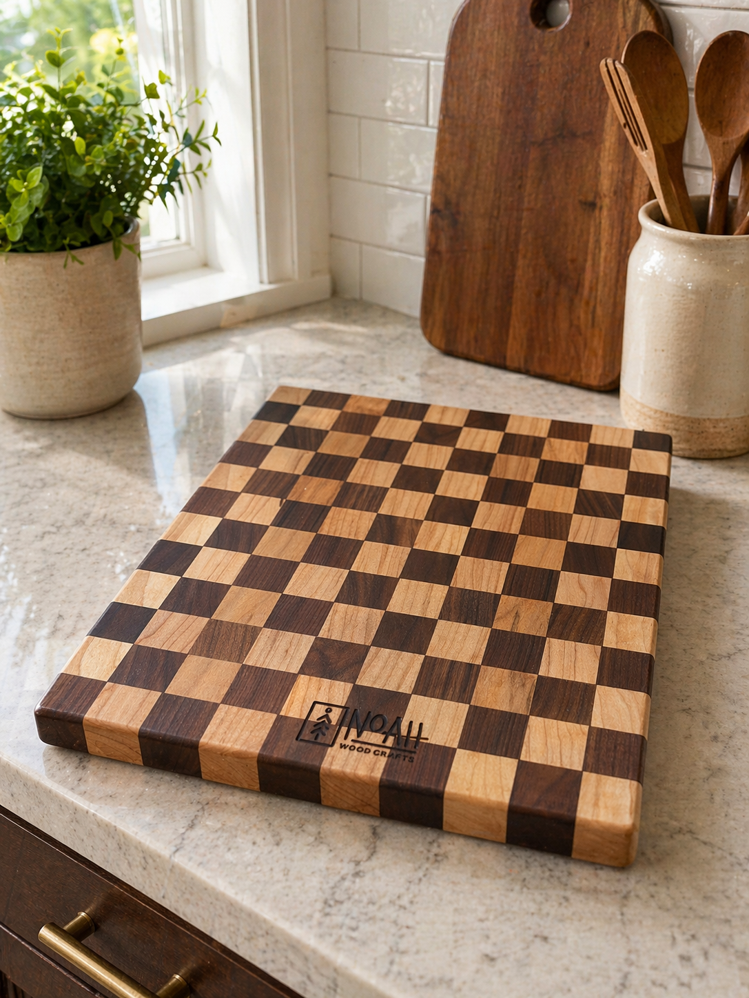 Checker Cutting Board (Medium)