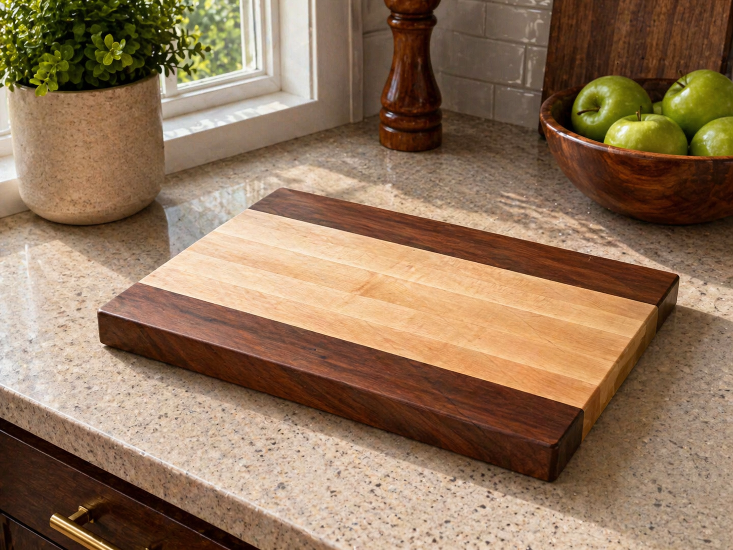 Two Tone Contemporary Cutting Board (Medium)