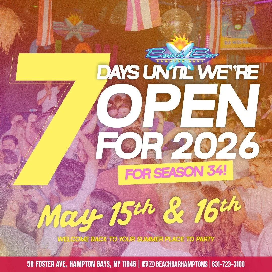 Just ONE WEEK away until we kick off our summer season! Join @djdougny and @freshnycdj and BOGO Coors Light! We can't wait to get the party started for summer 26!
