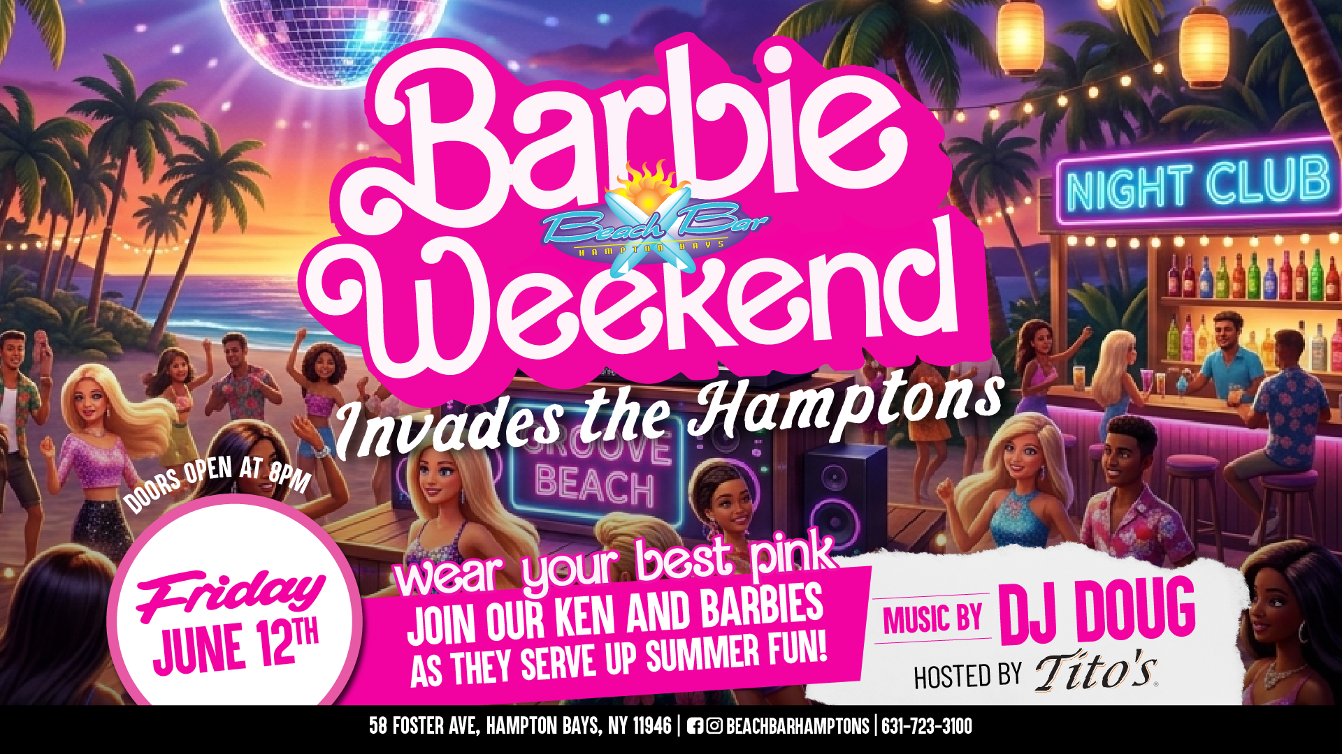 Barbie Weekend Invades The Hamptons