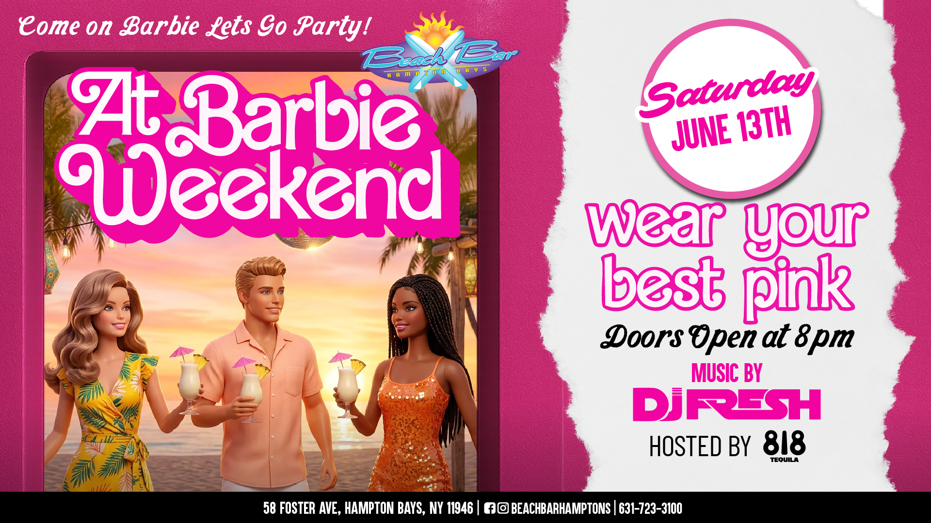 Barbie Weekend Invades The Hamptons 