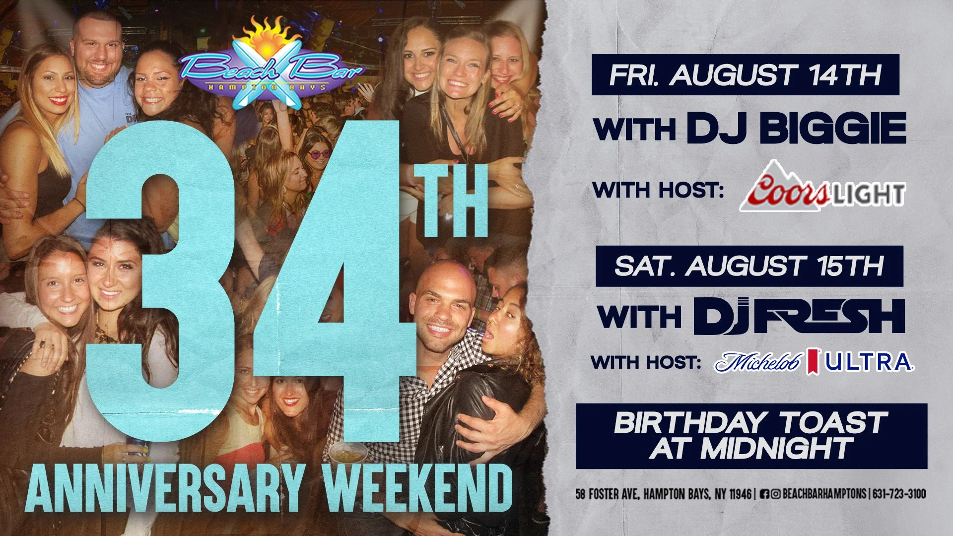 34th Anniversary Weekend