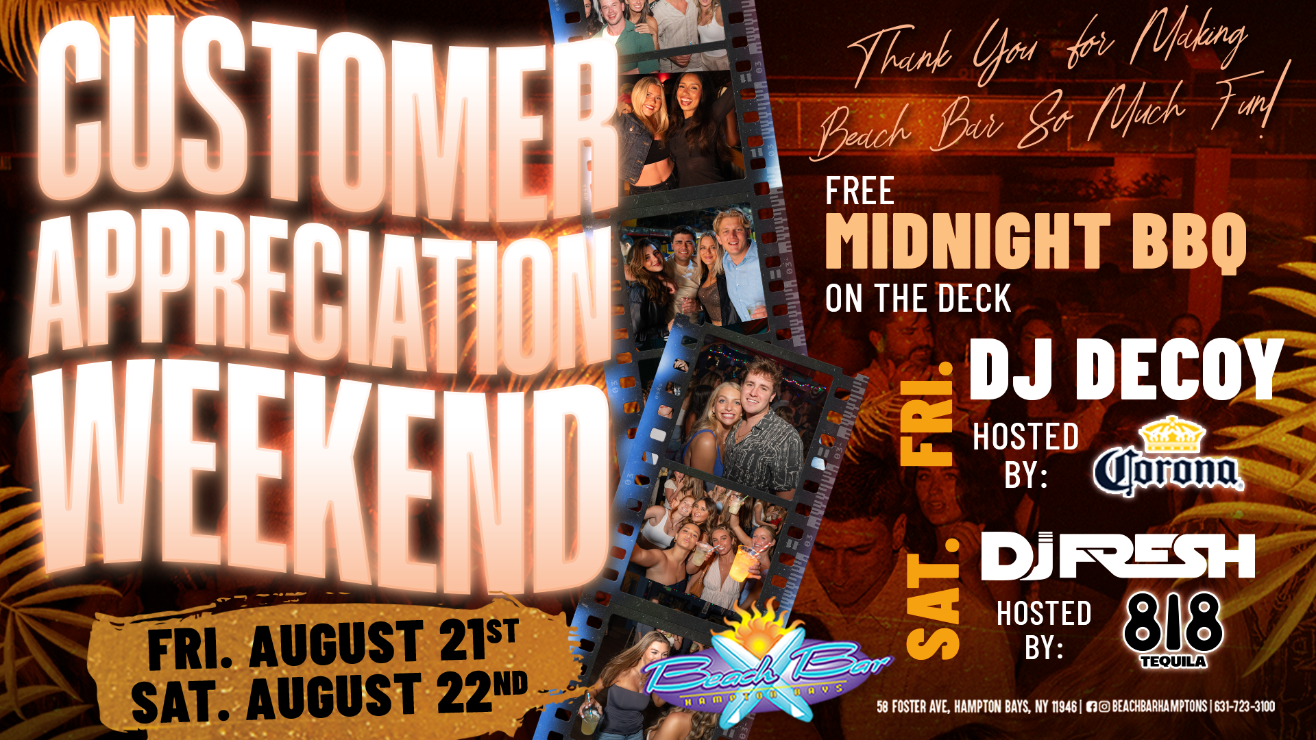 Customer Appreciation Weekend