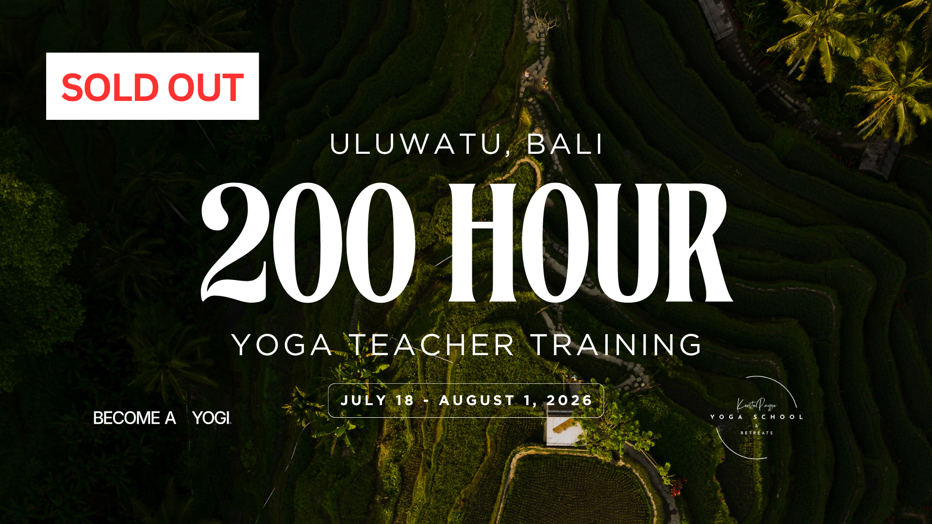 200 hour Yoga Teacher Training in Bali