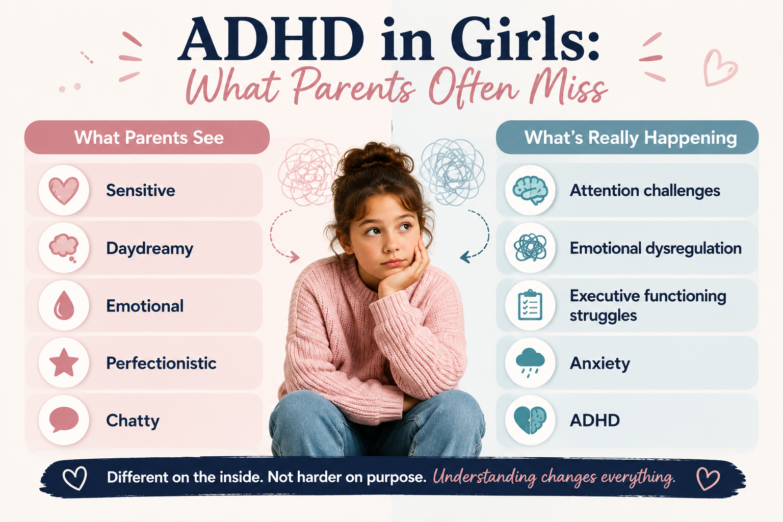ADHD in Girls: 10 Signs Parents Often Miss