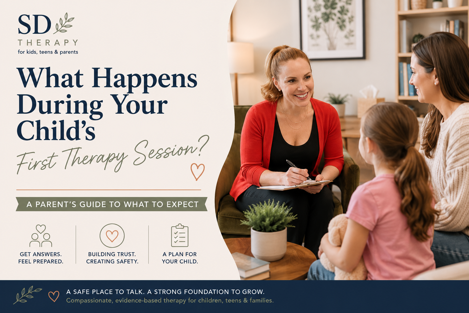 What Happens During Your Child's First Therapy Session? A Parent's Guide