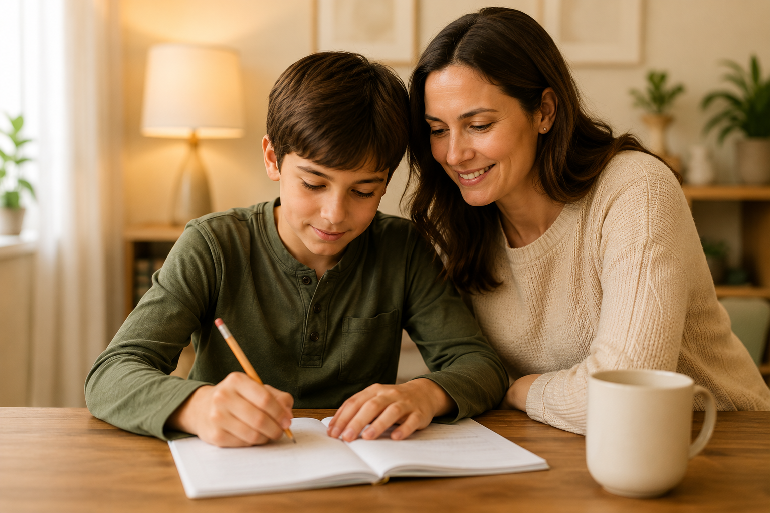 Student receiving support for focus, attention, organization, and academic success with ADHD.
