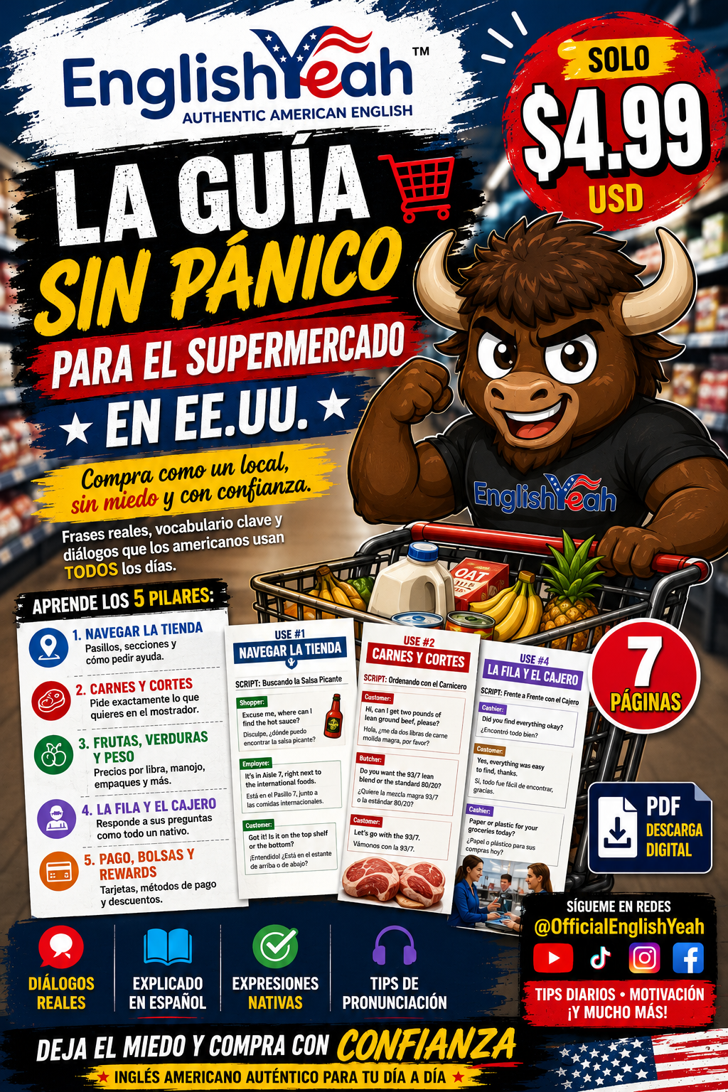 La Guía Sin Pánico para el Supermercado en EE.UU. | Guía Digital