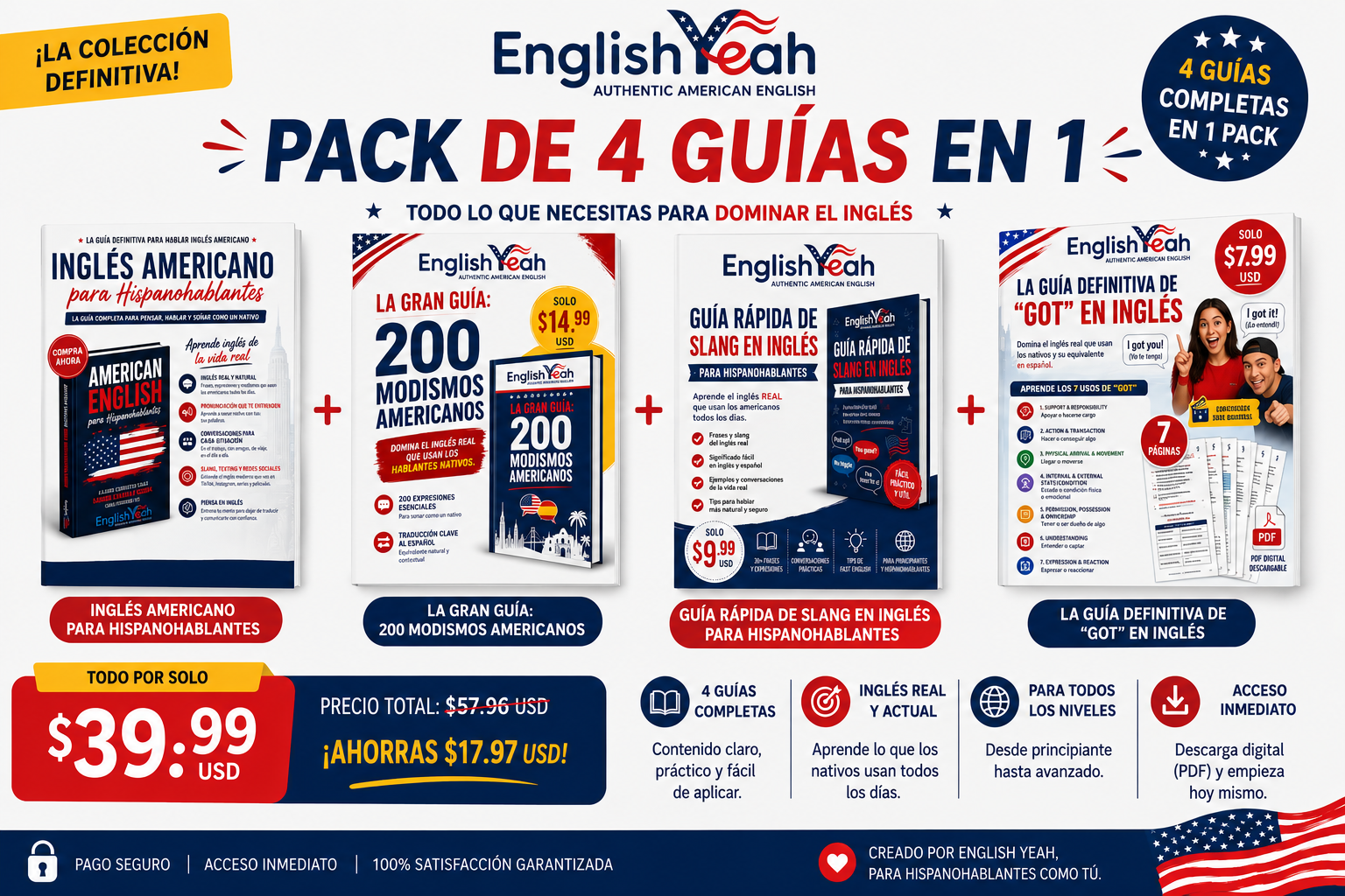 El Pack Completo: Domina el Inglés Americano