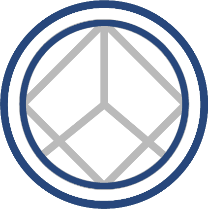 The Accessible College Aid Solutions icon, highlighting two circles around the perimeter