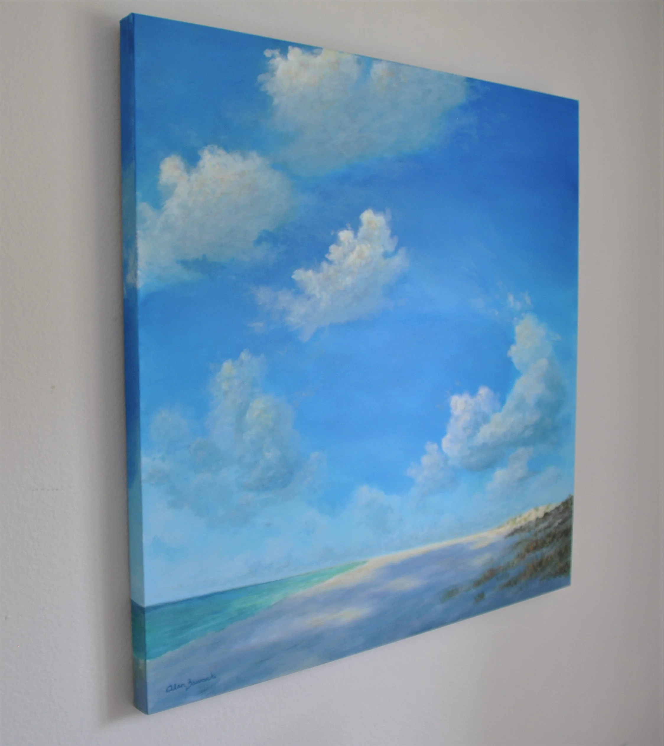 Partly Cloudy Beach Day by Alan Zawacki - left side.JPG