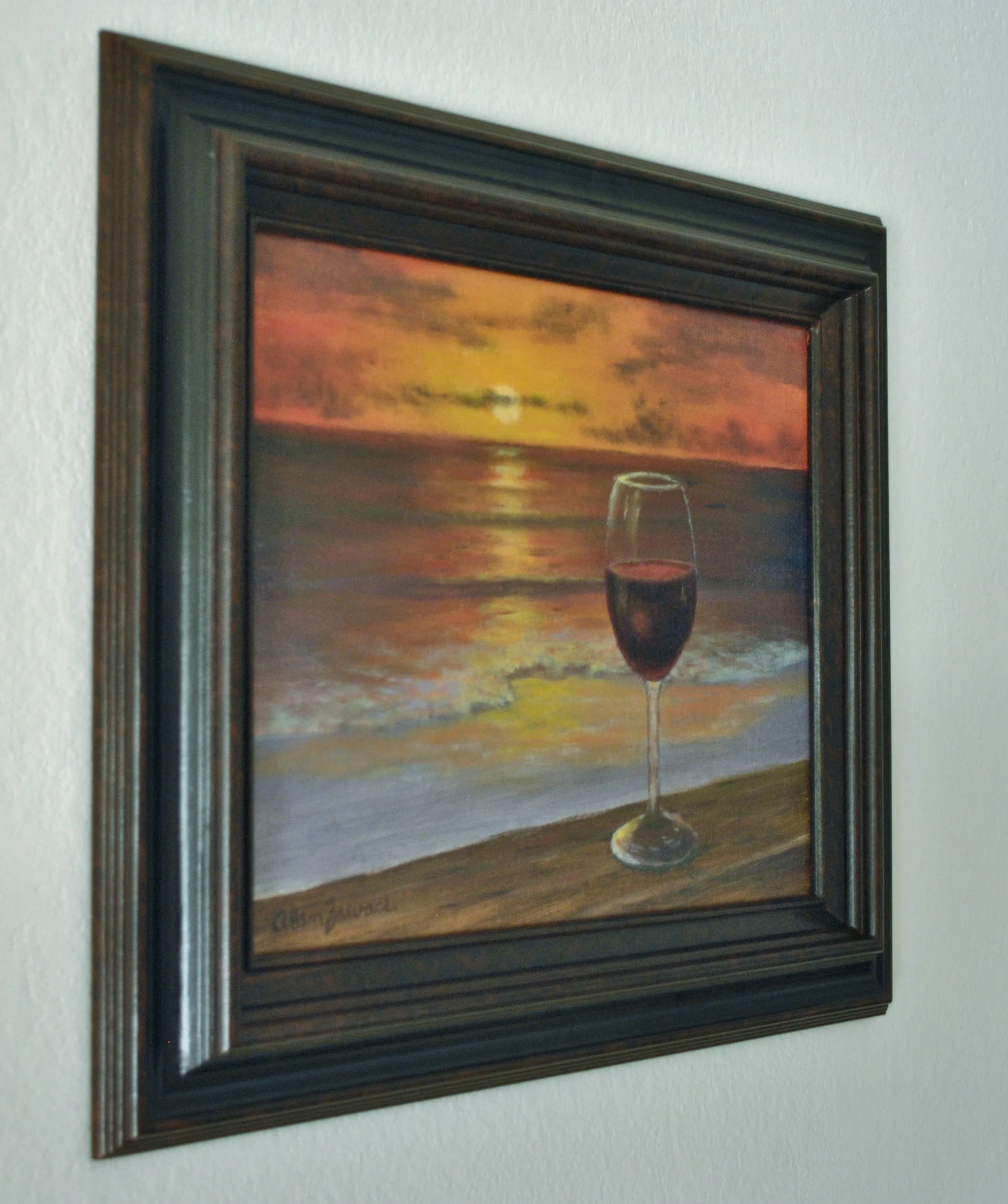 Red Wine Sunset by Alan Zawacki - side view.JPG