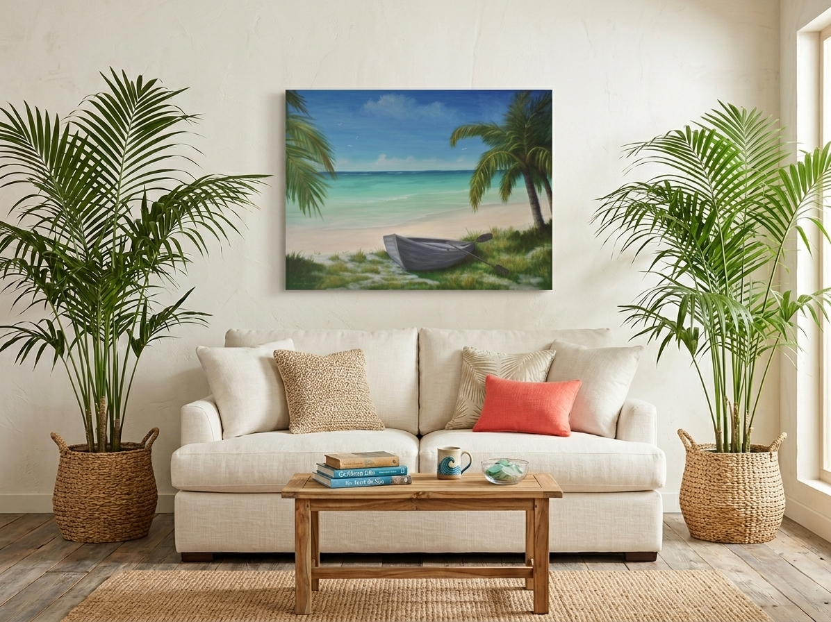 Beached by Alan Zawacki hanging on wall.png