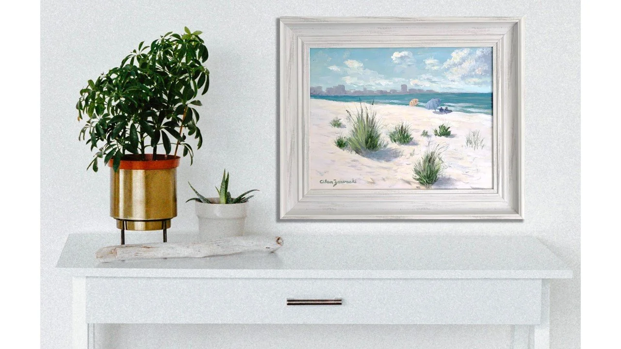 Lido Beach Morning by Alan Zawacki with white desk.jpg