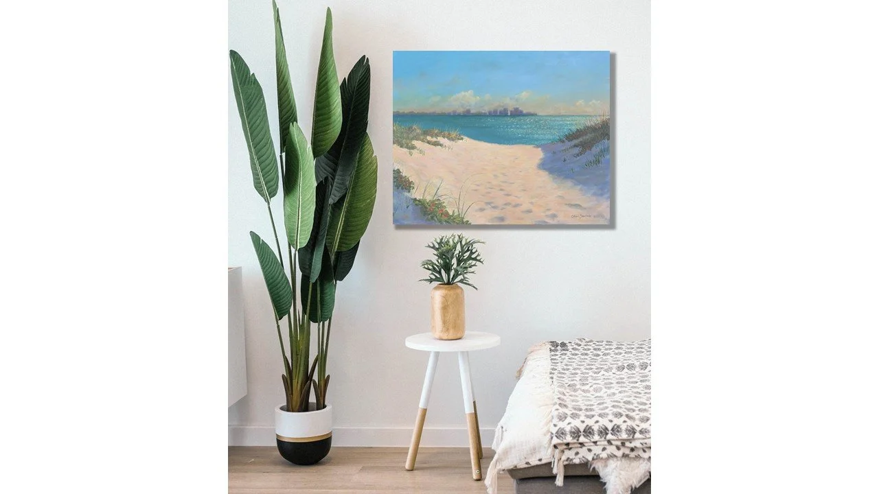 Golden Hour Escape with plants with table and bed.jpg