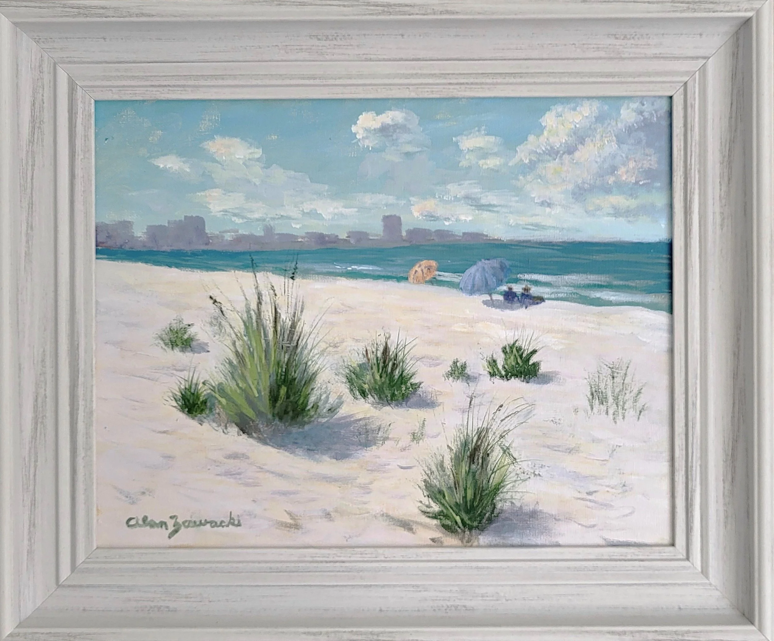 Lido Beach Morning by Alan Zawacki - in frame.jpg