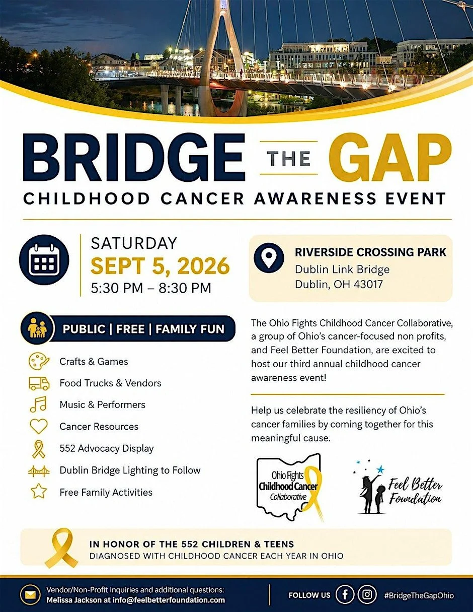 BRIDGE THE GAP: CHILDHOOD CANCER AWARENESS EVENT