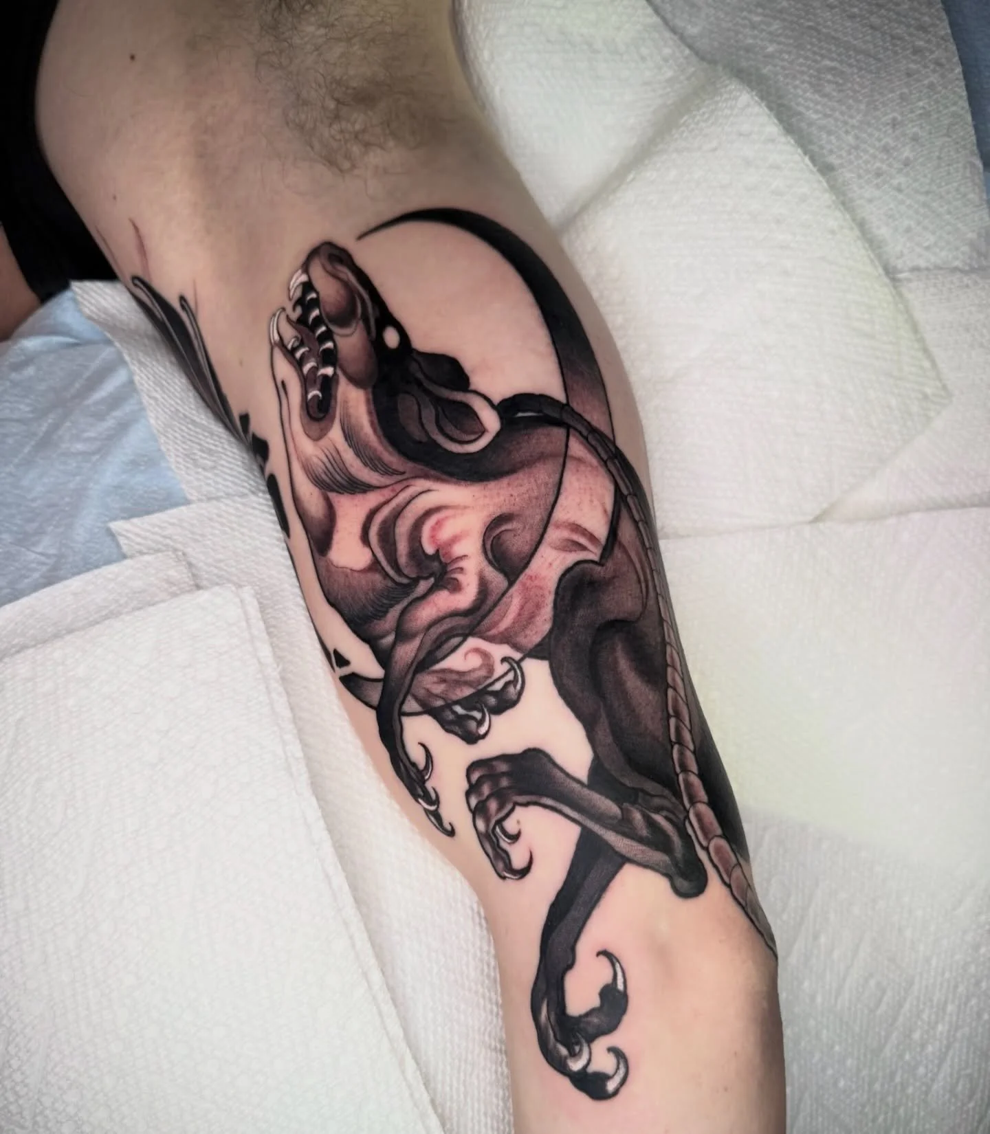 Straight from the underworld. 🐀 

Artist- @rb.tattoo 

#southflorida #floridatattooartist #neotraditionaltattoos #lakeworthbeach #tattoo