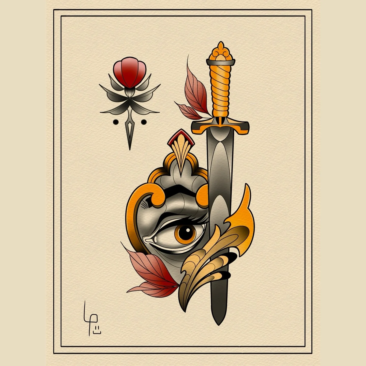 🚨Available 🚨( Original Designs ) 👈🏾
Daggers 🗡️ and shields 🛡️ 
Series of four (4) one of one👌🏾
Get the Tattoo keep the Print!👨🏽&zwj;🎨

Inbox 📥 &ldquo; it&rsquo;s Mine &ldquo; if interested !!!

🔥 Two already sold !🔥

Done by @tatulebste