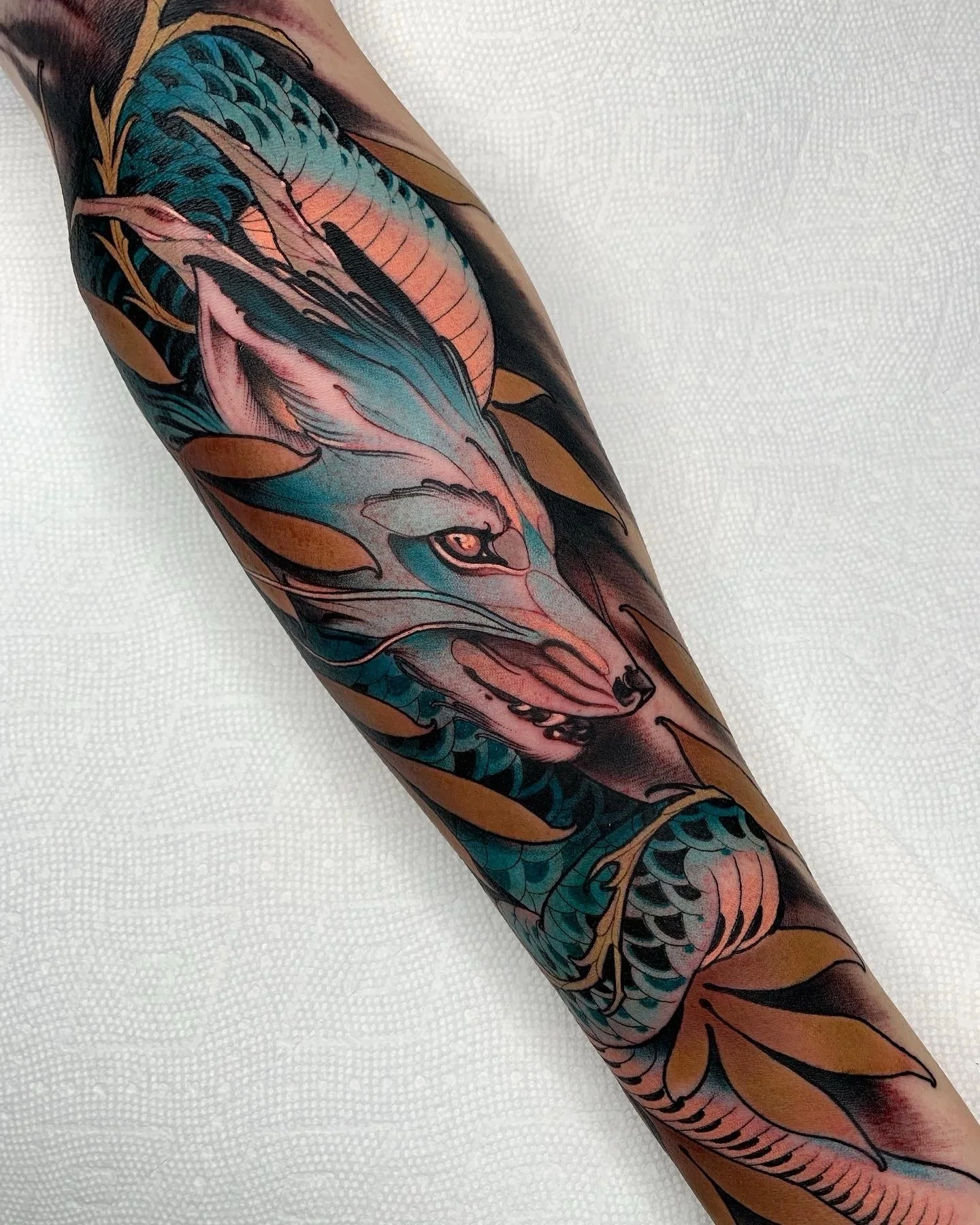 Throwback post for my dude @timmy2tallx, Koryū vibes. Thanks for looking!

@industryinksusa / @hustlebutterdeluxe 
⁣.⁣
.⁣
.⁣
.⁣
.⁣
#colortattoo #neotraditionaltattoo #floridatattooartist #colortattoo #westpalmbeachtattoo