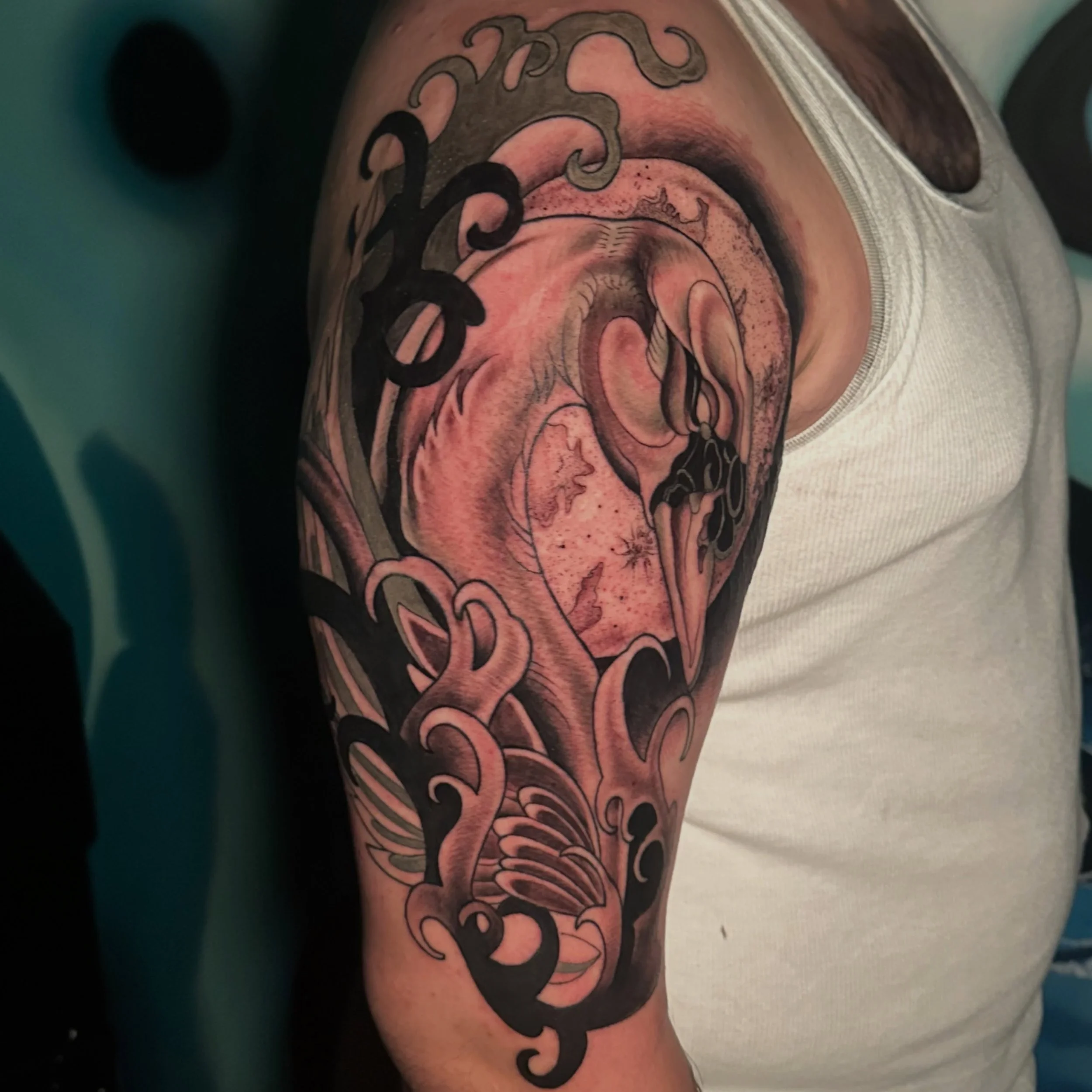 Swan 🦢 and moon 🌕 

( Two session Tattoo) 
Day One - Outline 
Day Two - Shading and Color 

Find me at 📍 @twistedtunatattoo 
 
Inbox for Appointments 📥 

#westpalmbeachfl #southwestflorida #palmbeachcounty #lakeworthbeachflorida #southfloridatatt