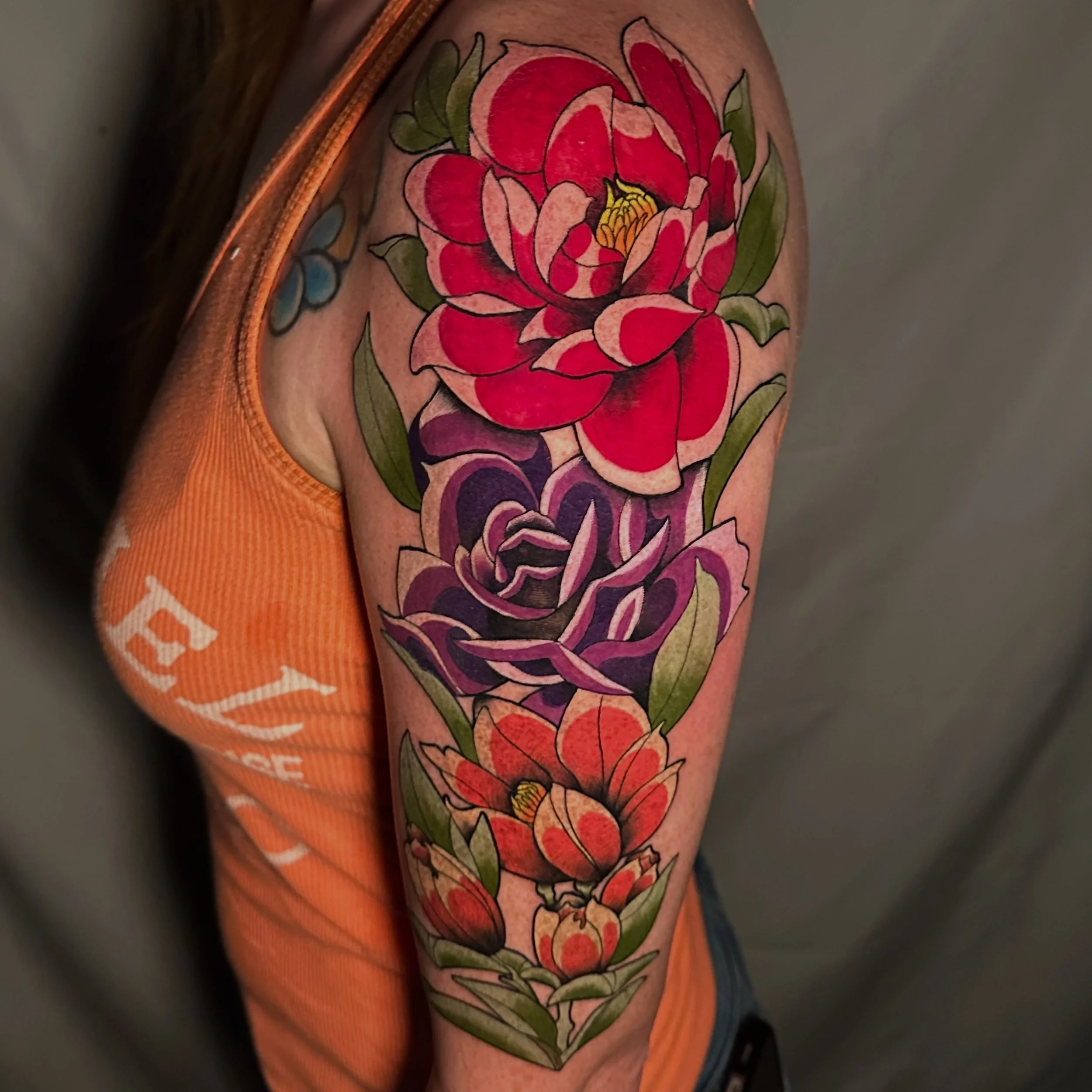 Color Blocked, Flowers 💐 

Find me at 📍 @twistedtunatattoo 
 
Inbox for Appointments 📥 

#westpalmbeachfl #southwestflorida #palmbeachcounty #lakeworthbeachflorida #southfloridatattoos