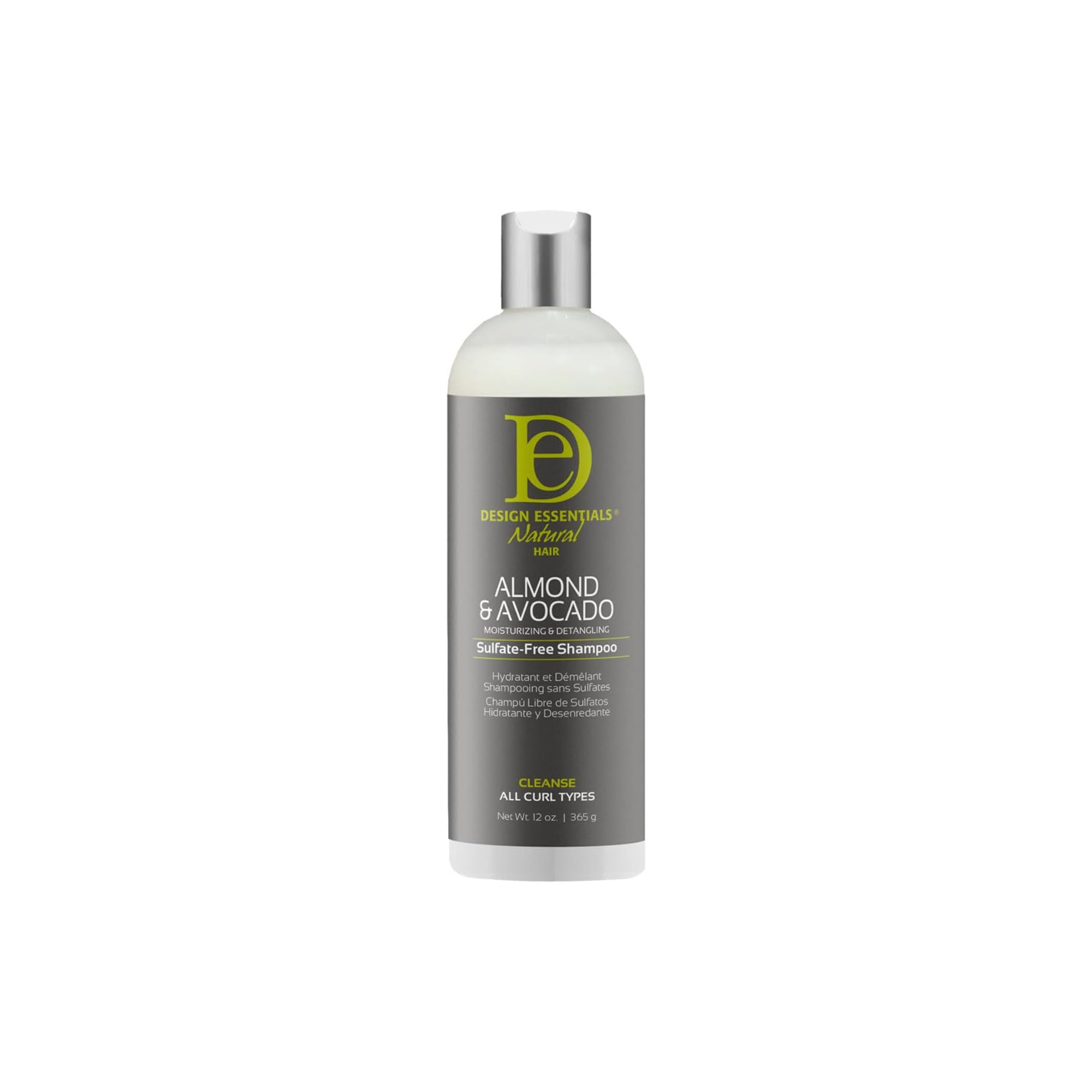 Design Essentials Natural Almond & Avocado Moisturizing & Detangling Sulfate-Free Shampoo