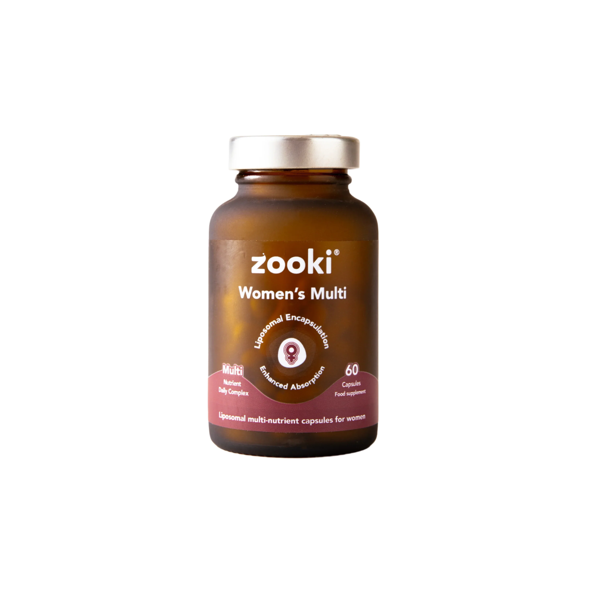 Zooki Liposomal Women’s Multivitamin + Daily Nutrient Complex Capsules - 30 Day Supply