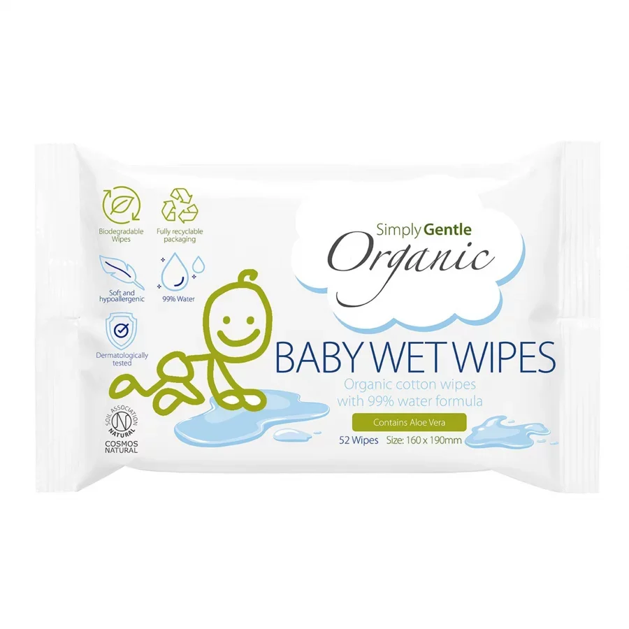 Simply Gentle Organic Baby Wipes