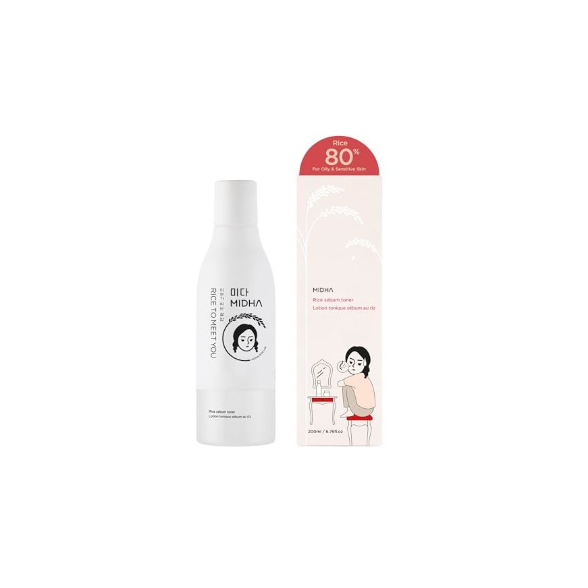 Midha Rice Sebum Toner 200ml
