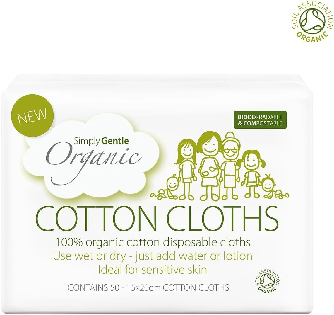 Simply Gentle Organic Cotton Cloths
