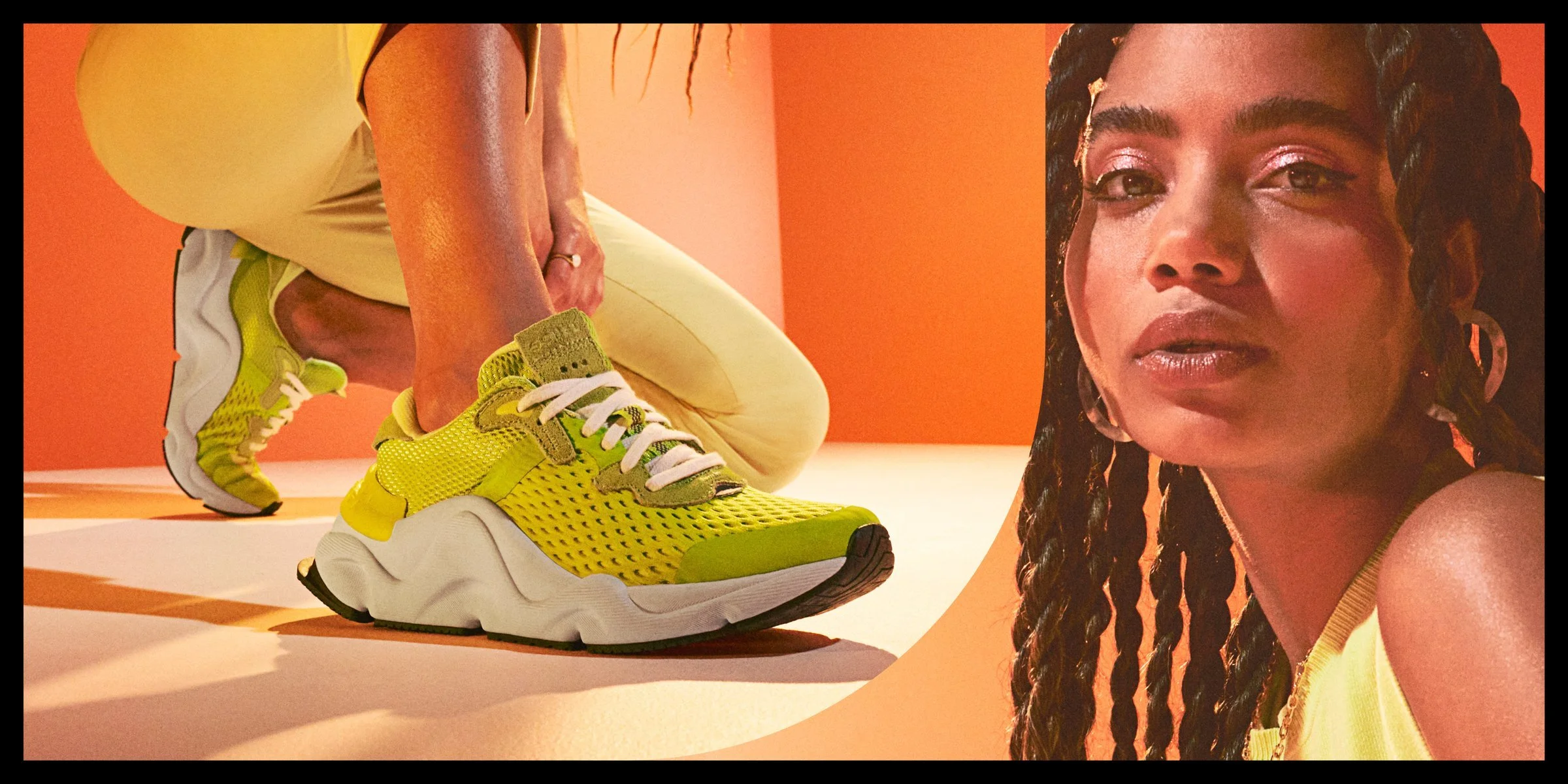 Sorel product photo with model