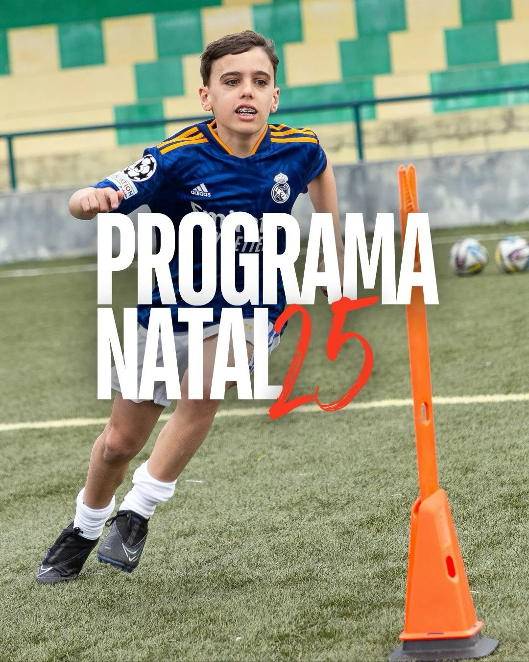 PROGRAMA DE NATAL 25 🎅🏻 

Queres elevar a tua performance nestas f&eacute;rias de Natal?🔥

N&atilde;o percas a oportunidade &uacute;nica de treinares com os treinadores que tem ajudado jovens promessas a chegar aos patamares mais altos do futebol 