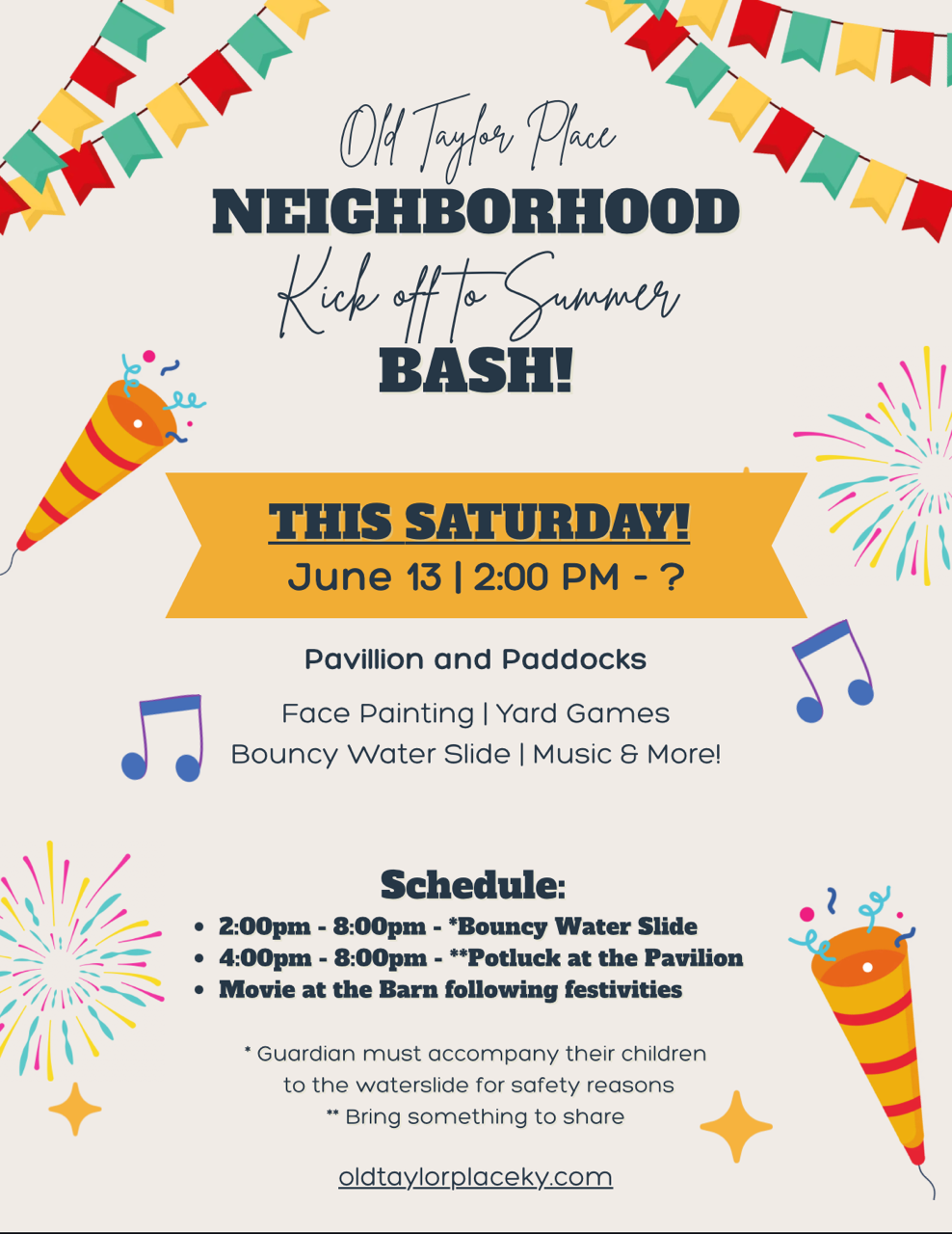 OTP Kickoff to Summer Bash!