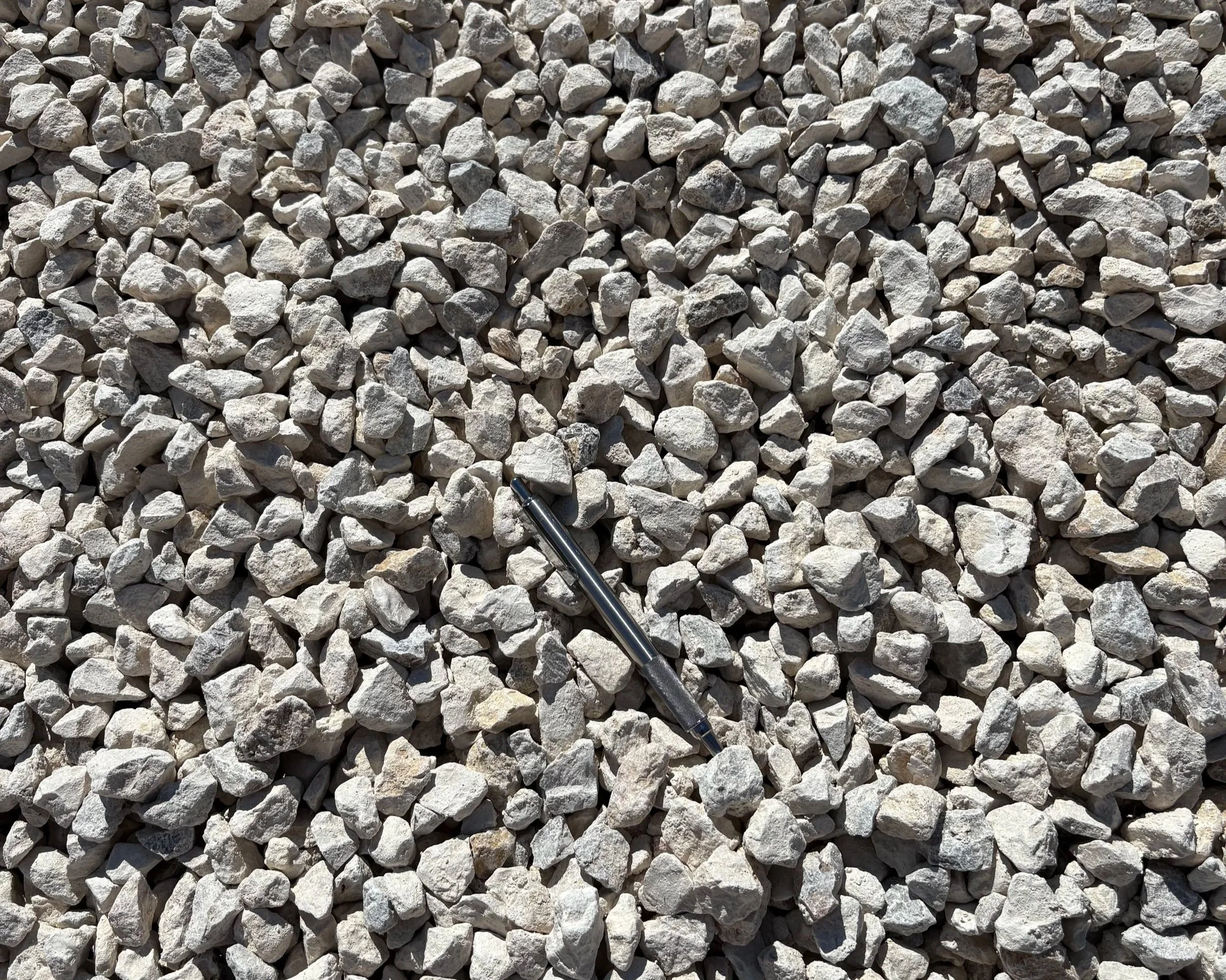 Brushed Limestone - $96 per cubic yard || Great for xeriscaping and landscape finishing