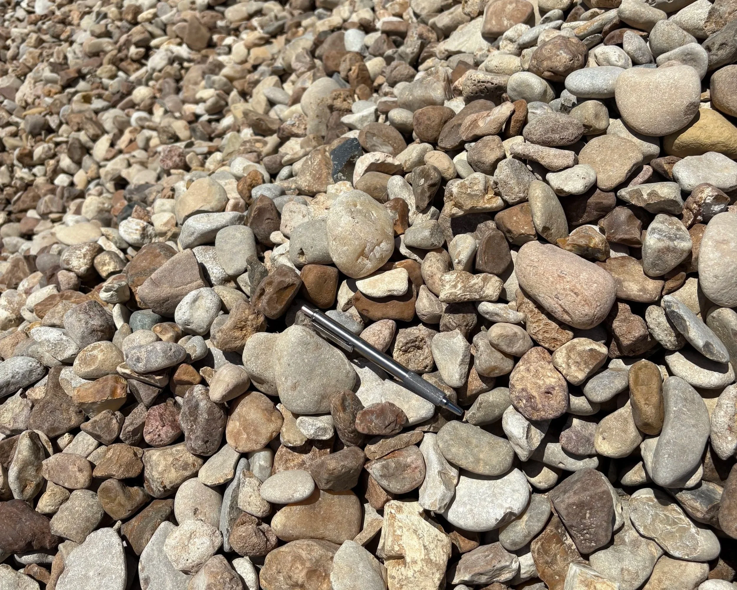 River Rock - $175 per cubic yard || Decorative landscape