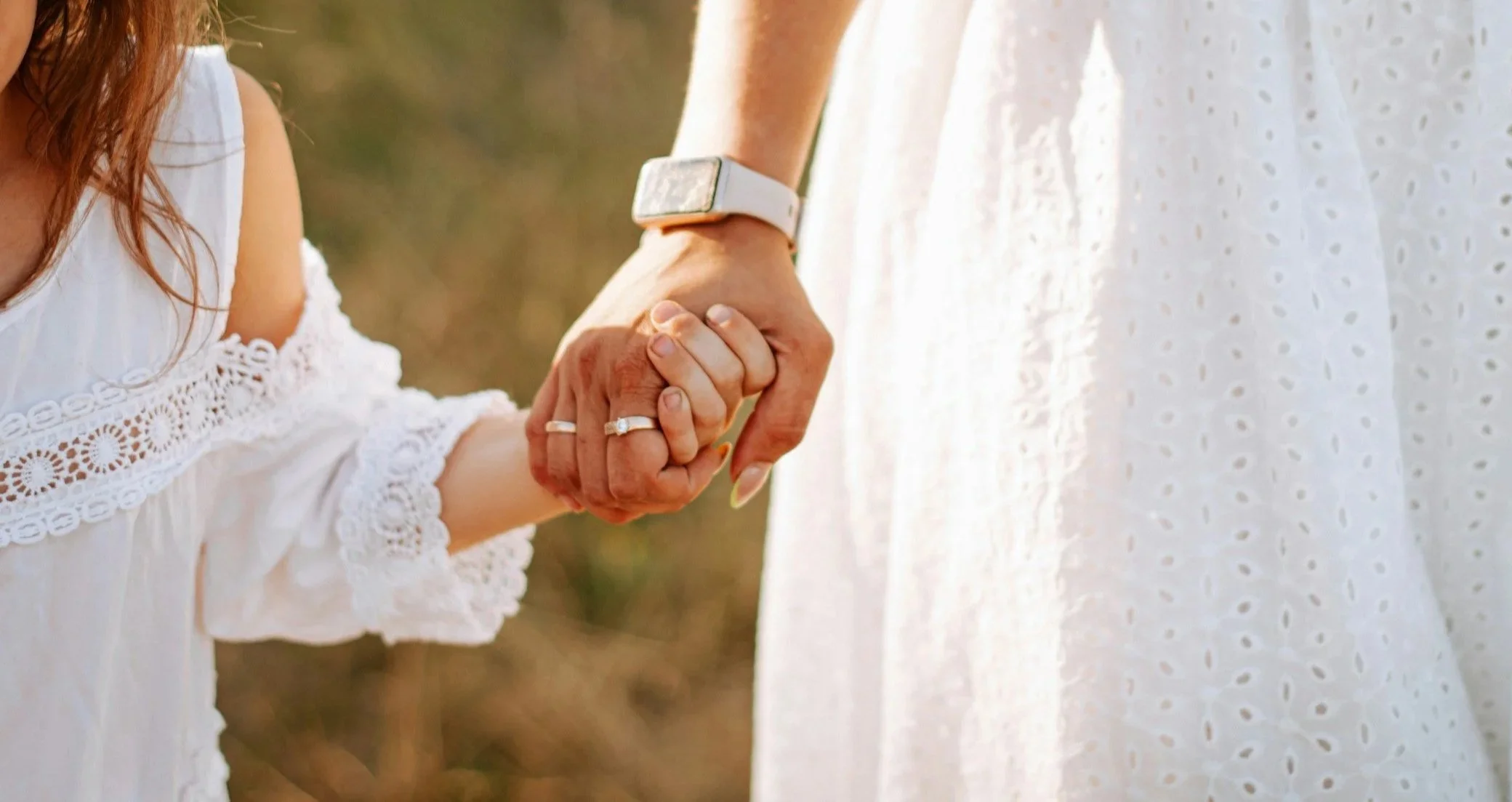 Mother and Child Holding Hands