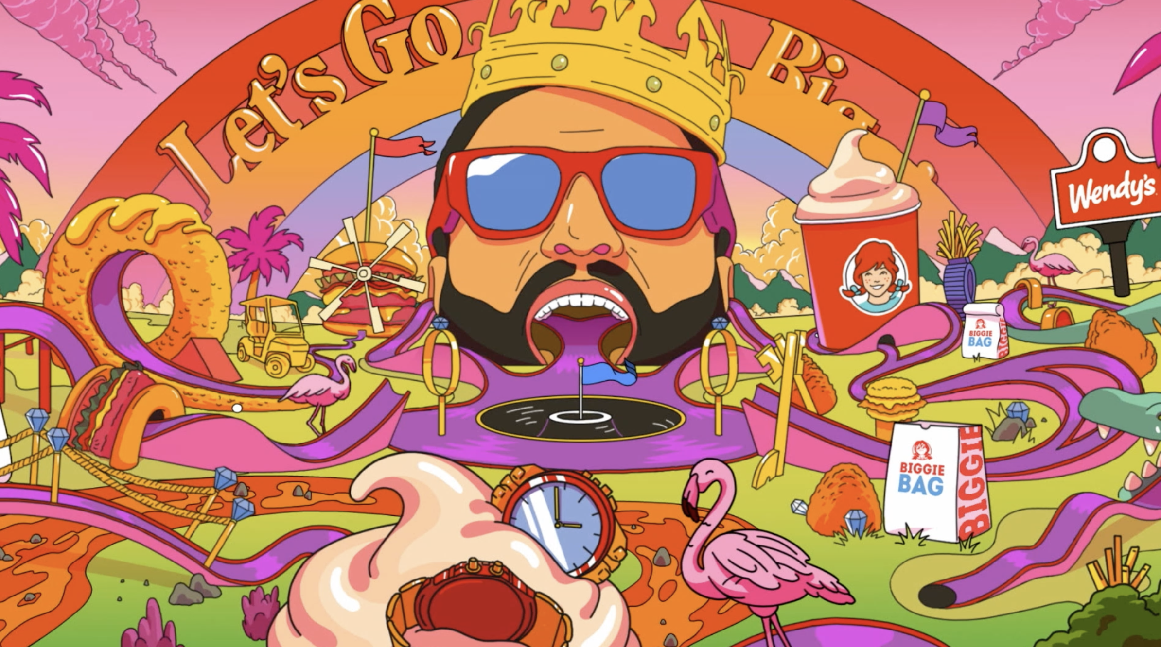 Wendy's: DJ Khaled Tunnel