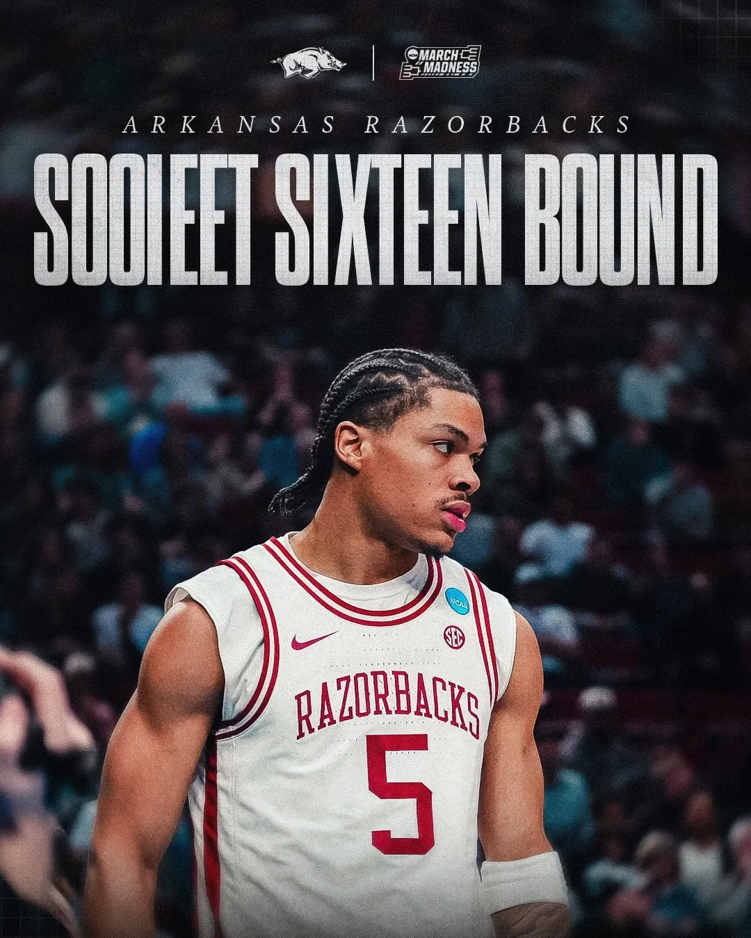 Still dancing in the Sweet Sixteen 

#MarchMadness #SweetSixteen #Hoops