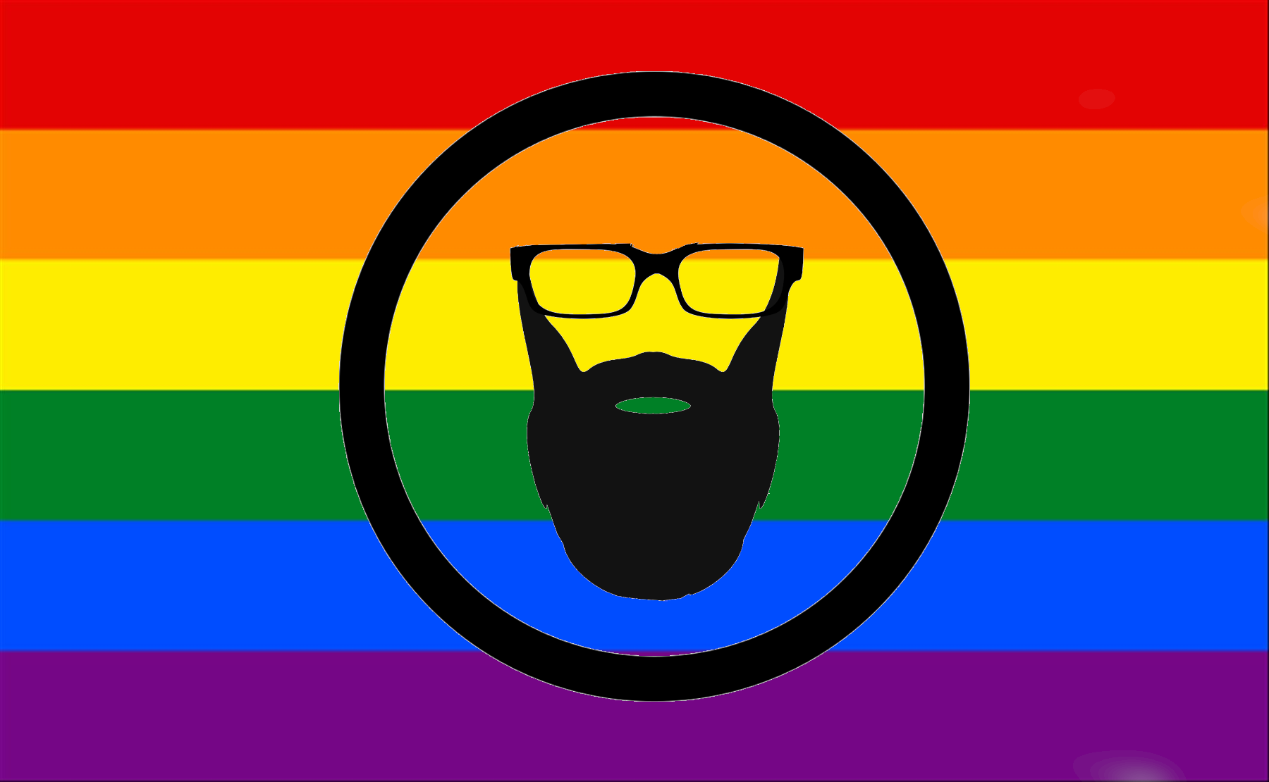 The circular Doctor DILF logo against a rainbow background